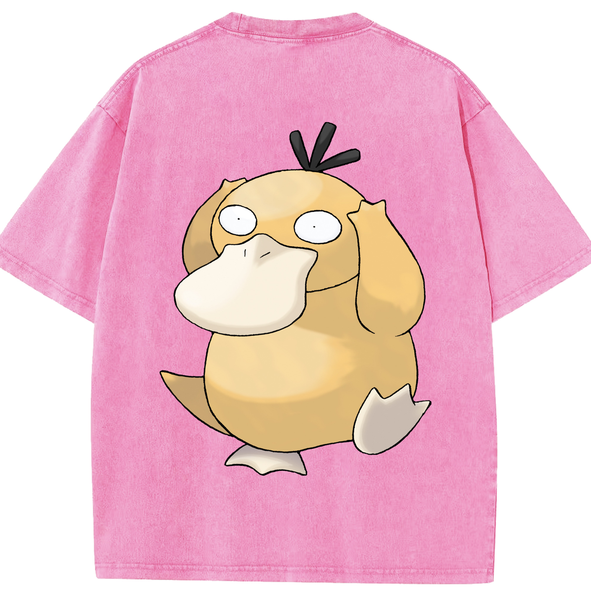 （画像用） ポケットモンスター Pokémon 綿100% ヴィンテージ風 半袖Tシャツ（背面プリント）